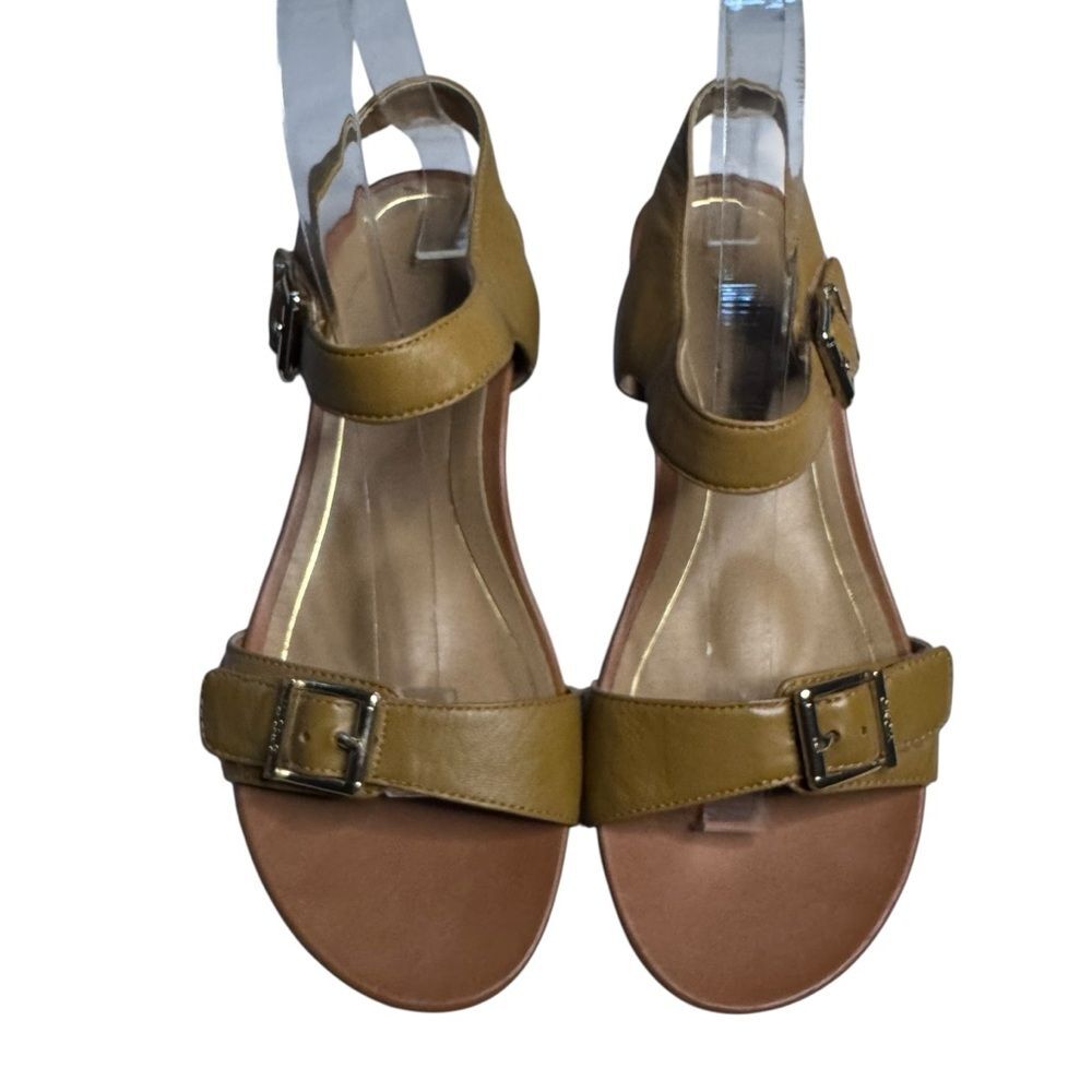Vionic Tan Orthaheel Technology Frances Ankle Strap Wedge Size 7.5 NWOT - Picture 2 of 9